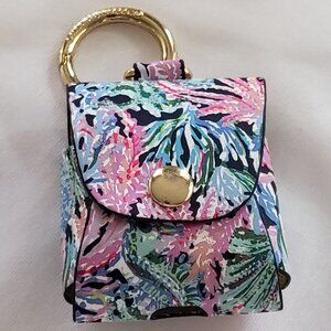 Lilly Pulitzer Earbud Case Bringing Mermaid Back AirPod Keychain Case